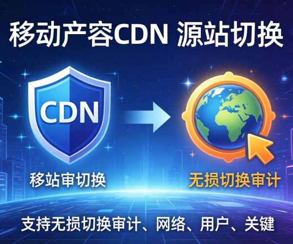 移动屏蔽CDN源站切换：是否支持无损切换审计引关注