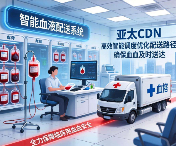 亚太CDN在智慧血站中的血液配送数据管理