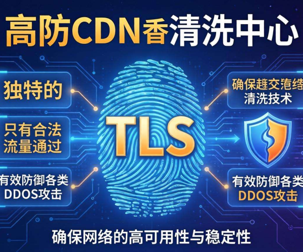 香港高防CDN清洗中心：是否支持按TLS指纹进行清洗？