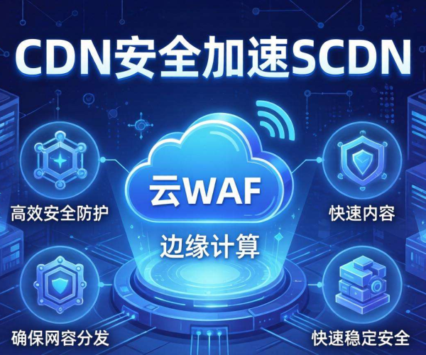 CDN安全加速SCDN：是什么？与云WAF有何关联？
