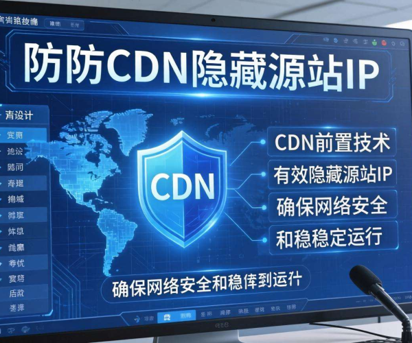 高防CDN隐藏源站IP，CDN前置保障网站安全与稳定