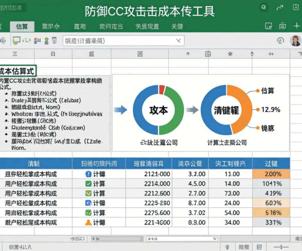 以防CC攻击：成本心中有数，计算公式工具Excel2026揭秘