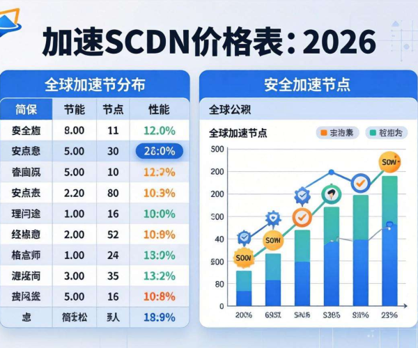 2026年安全加速SCDN价格表新鲜出炉，速览行业成本新动态
