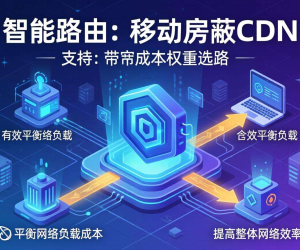 移动屏蔽CDN下智能路由能否按带宽成本权重选路引关注