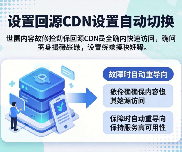 主备回源CDN设置自动切换：保障网站稳定与高效访问的秘诀