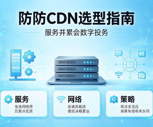 高防CDN选型全指南 核心指标解析与避坑攻略