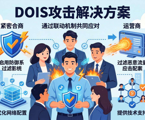 解决DDoS攻击步骤：与运营商联动应对网络安全威胁