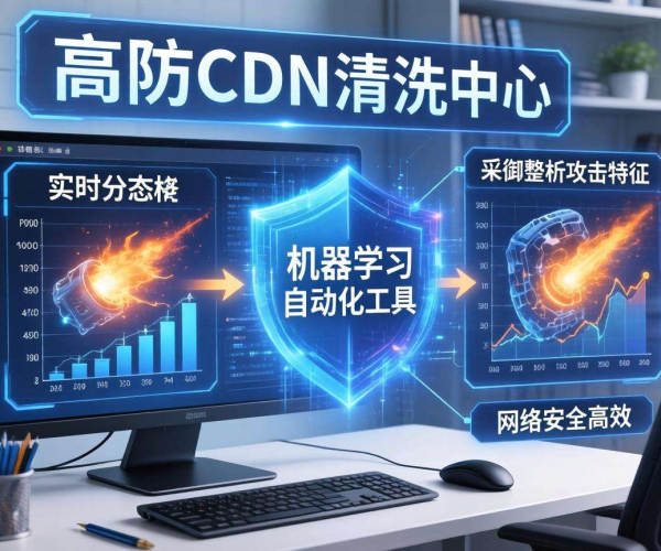 香港高防CDN清洗中心：能否实现按攻击特征自动学习？