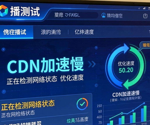 CDN加速慢怎么办？任播测试为你找出加速难题根源