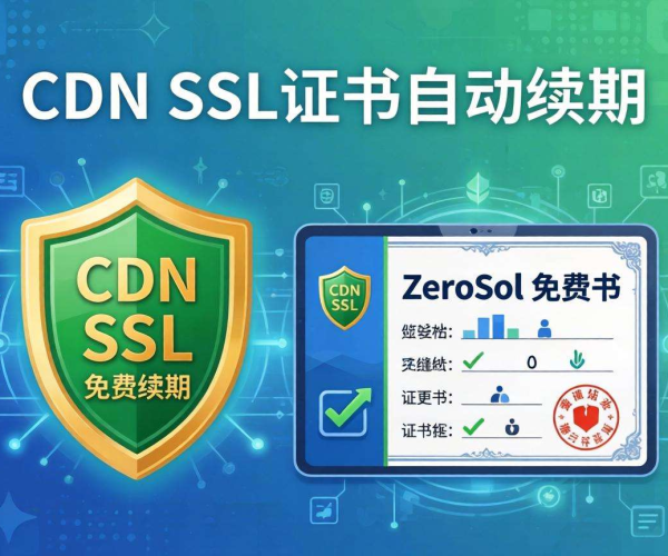 CDN SSL证书自动续期,ZeroSSL免费证书是否可用?