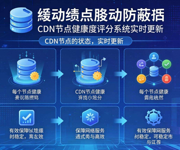 域名移动屏蔽后如何做CDN节点健康度评分
