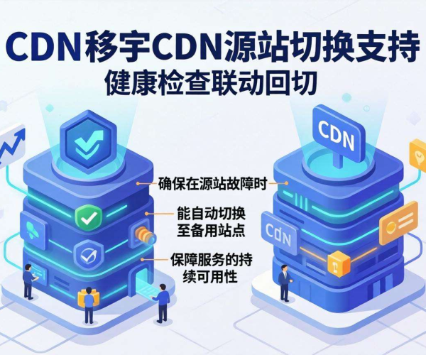 移动屏蔽CDN的源站切换是否支持健康检查联动回切