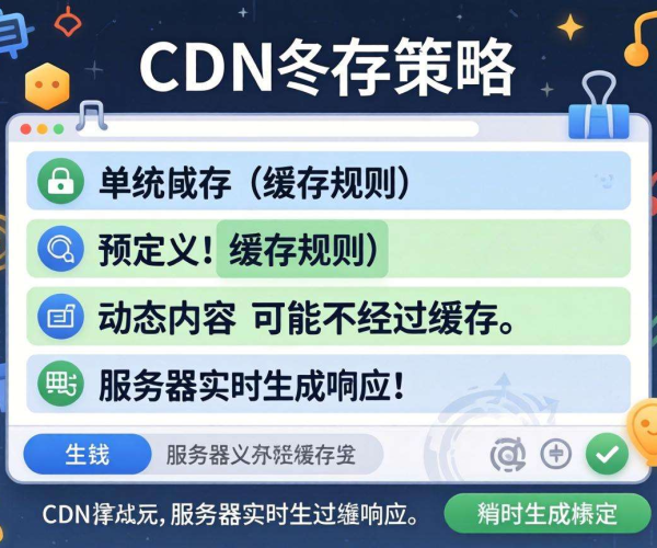 免备案CDN与普通CDN缓存策略差异解析