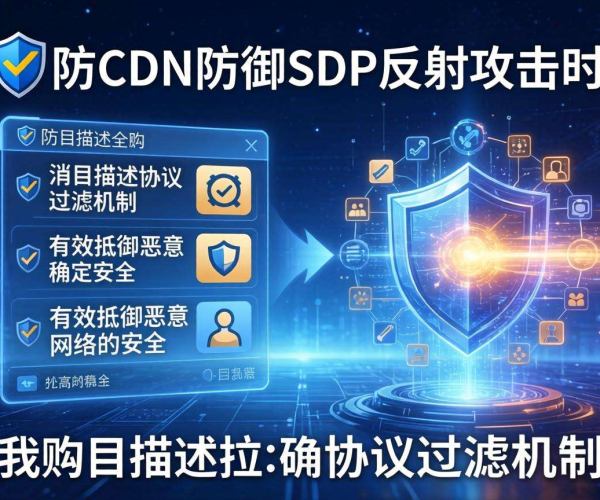 高防CDN防御SDP反射攻击：是否支持会话描述协议过滤探讨