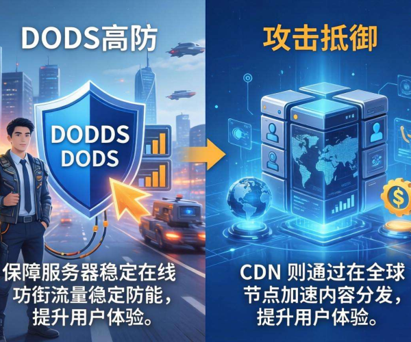 DDoS高防与CDN大不同：原理、功能、应用场景全解析