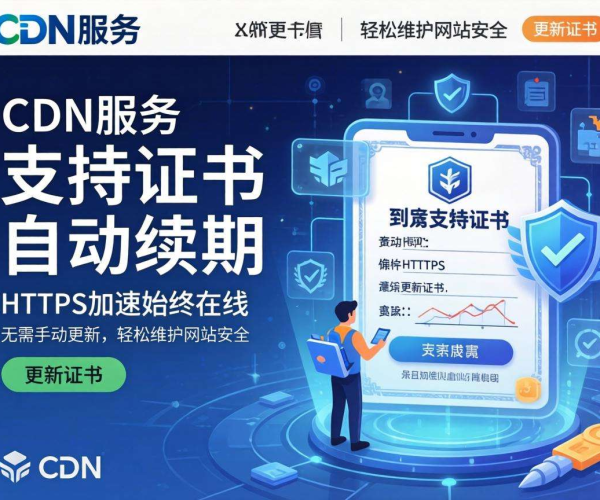 国内CDN的HTTPS加速：是否支持证书过期自动续期？