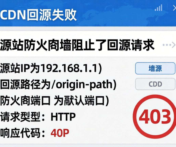 CDN回源失败？源站防火墙可能是关键因素