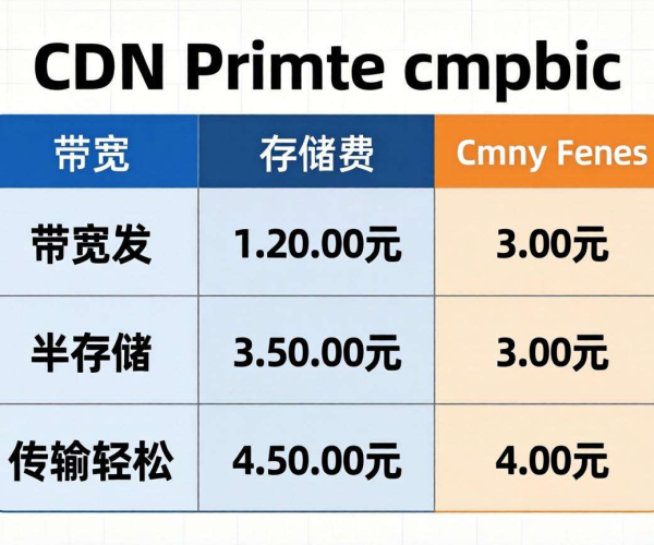 CDN价格对比表格谁整理过？探寻整理者踪迹与表格价值