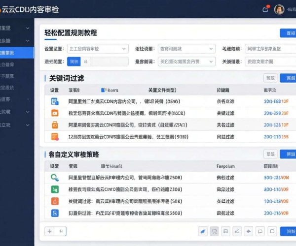 阿里云CDN内容审核规则配置教程