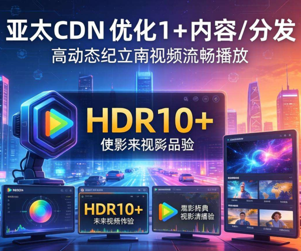亚太CDN助力数字媒体：HDR10+分发优化策略与成效