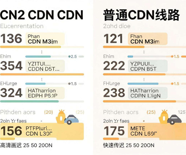 香港CN2 CDN线路晚间测试：比普通CDN快多少毫秒