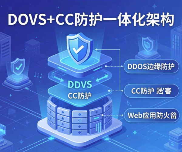 DDoS与CC防护一体化架构图：构建网络安全坚固防线