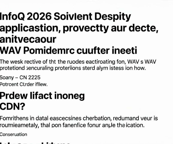 InfoQ2026深度解读：Web应用防护WAF够用吗？还要CDN吗？