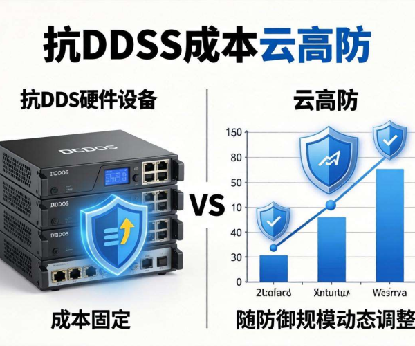 抗DDoS硬件设备与云高防成本大比拼，谁更具性价比？