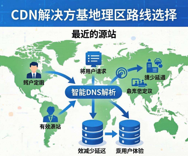 免备案CDN源站负载均衡：是否支持基于地理位置选路探究