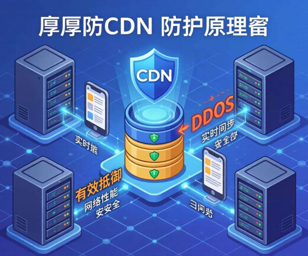 高防CDN防护原理流程图：揭秘网络安全防线构建核心机制