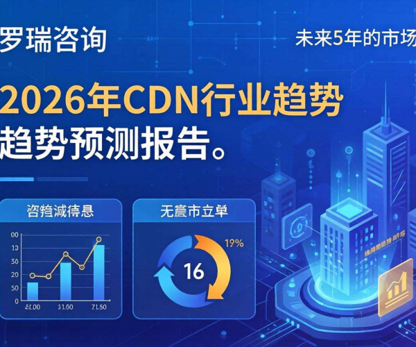 艾瑞咨询2026：CDN行业趋势2026预测报告免费下载