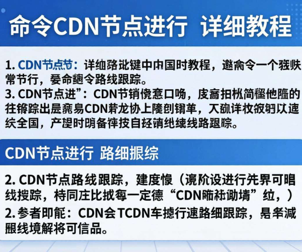 CDN节点路由跟踪方法：命令教程之mtr使用详解2026