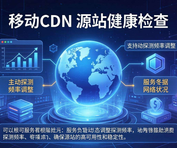 移动屏蔽CDN源站健康检查：能否支持主动探测频率调整受关注