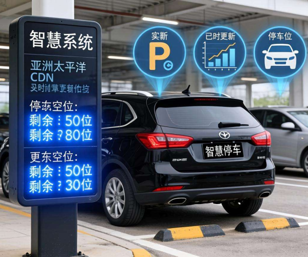 亚太CDN助力智慧停车：实现余位数据的精准实时更新