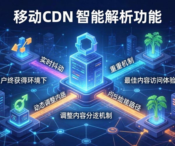 移动屏蔽CDN的智能解析：能否按实时抖动权重返回？