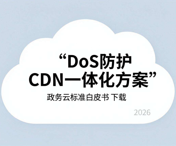 DDoS防护CDN一体化方案适配政务云等行业场景 2026白皮书下载