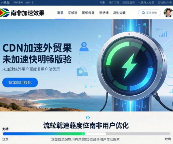 国内CDN加速外贸站，南非用户访问速度究竟几何？