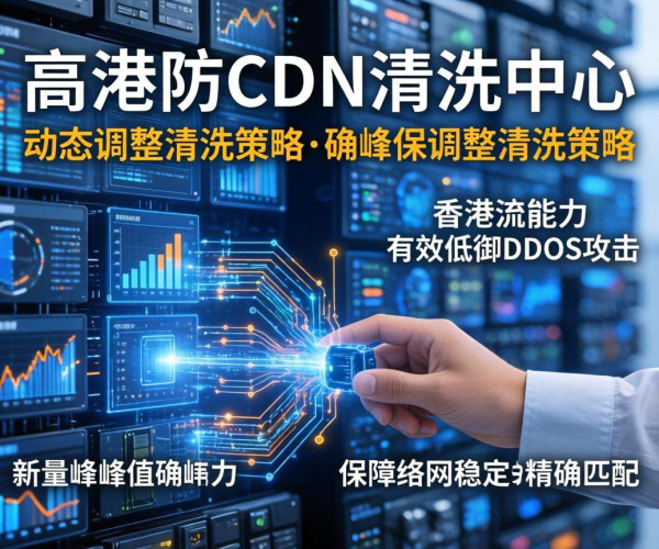 香港高防CDN清洗中心能否按流量比例进行清洗