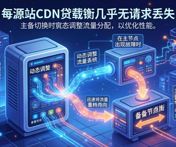 多源站CDN配置负载均衡主备切换是否丢请求，测过了吗？