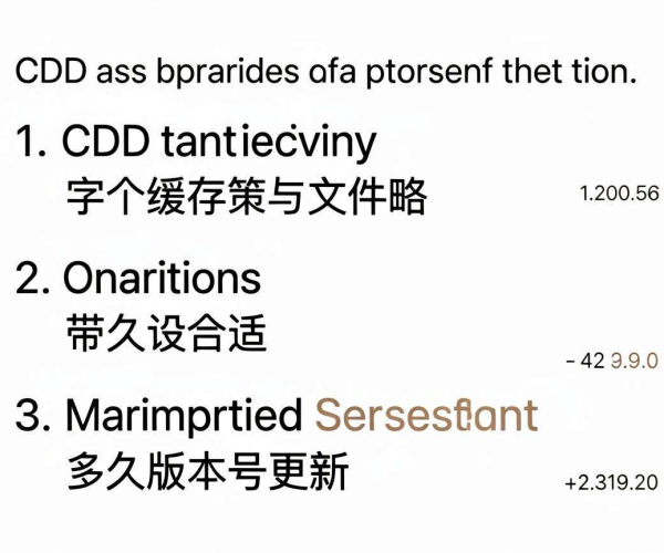 CDN缓存策略:字体文件带版本号更新,设置多久缓存时间合适?