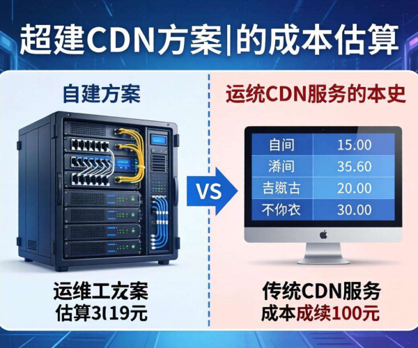 CDN自建方案成本估算：关键要素与详细测算方法