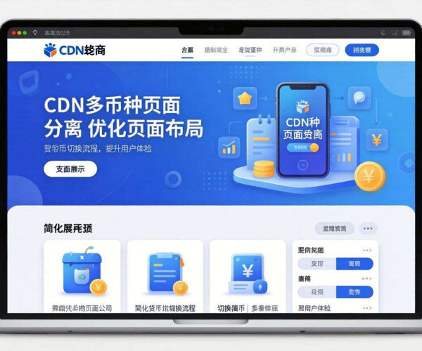 跨境电商CDN：多币种页面分离策略解锁全球市场新机遇