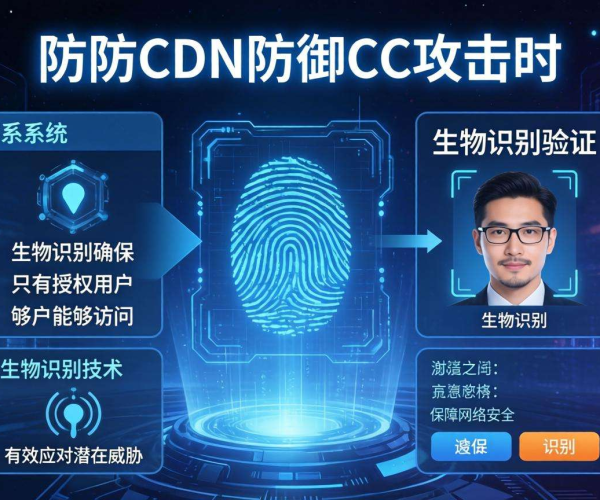 高防CDN防御CC攻击时是否支持生物识别验证