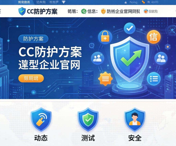 CC防护方案选型：企业官网够用吗？实测揭秘