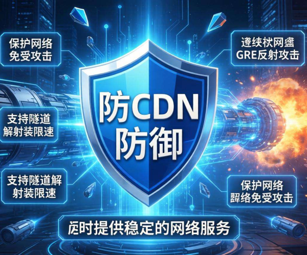 高防CDN防御GRE反射攻击：是否支持隧道解封装限速探究