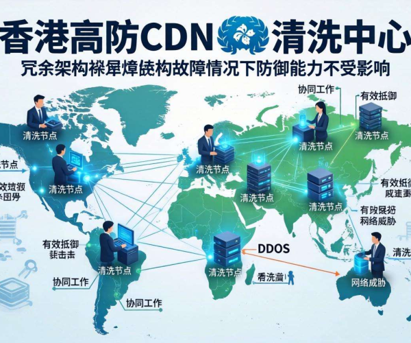 香港高防CDN防御能力与清洗中心冗余架构的紧密关系