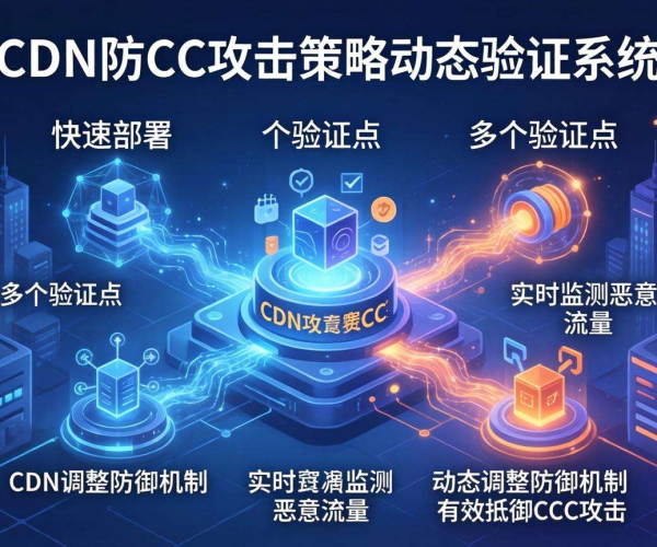 CDN防CC攻击策略：动态验证机制保障网络安全
