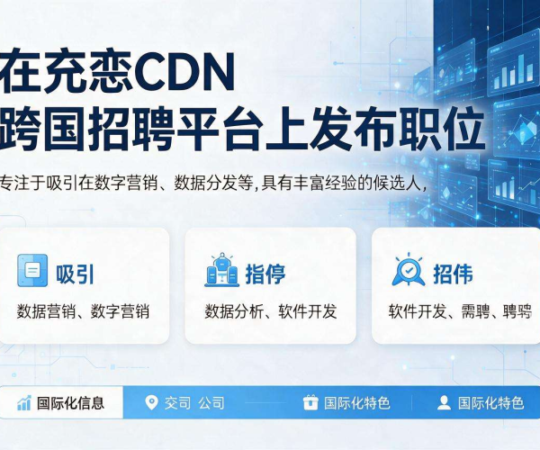 亚太CDN赋能跨国招聘平台的应用实践与价值分析