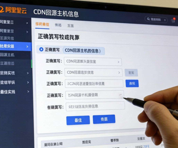 阿里云CDN回源Host正确填写规则解析