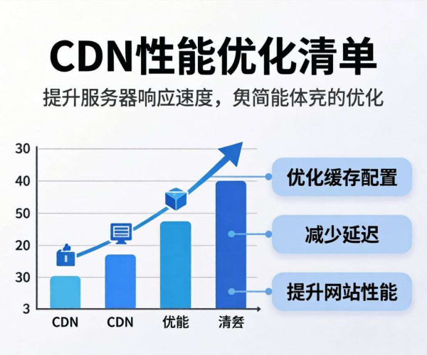 CDN性能优化清单：全方位提升网站速度与体验的实用指南
